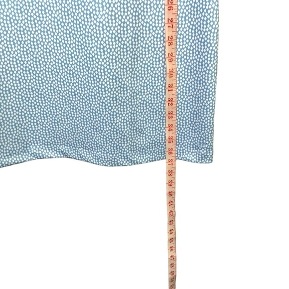 VINYARD VINES Poly Spandex Jersey Knit Pop Over 3/4 Sleeve Crew Neck Mini Dress - Picture 6 of 8